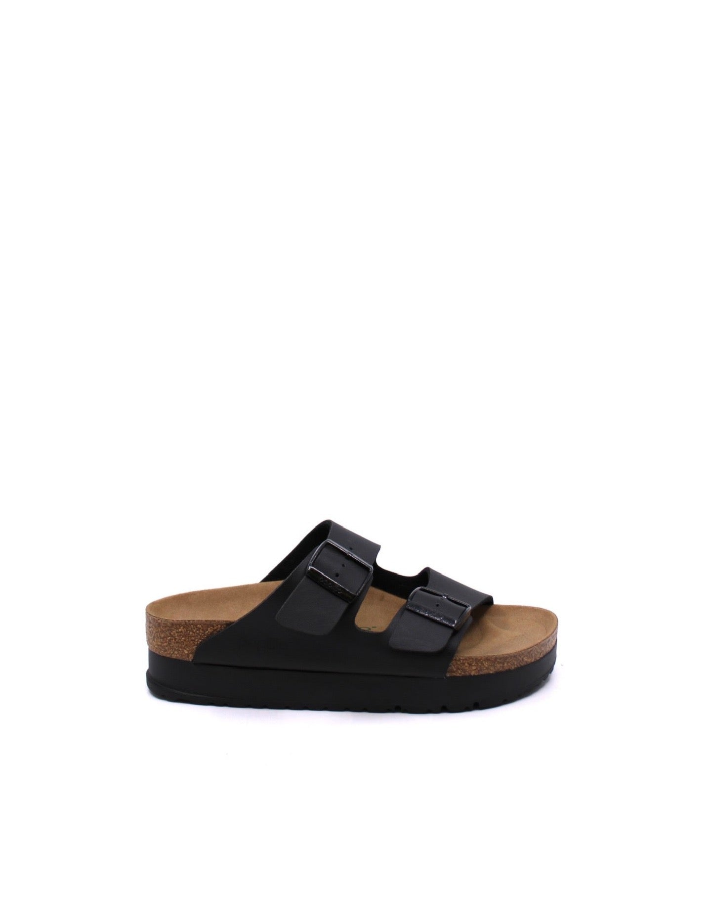 Papillio by Birkenstock Arizona Platform Vegan Black Narrow by Dear Lucy