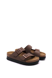 Papillio by Birkenstock Arizona Platform Vegan Mocha Narrow by Dear Lucy