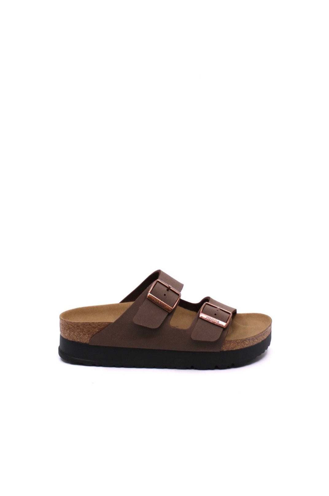 Papillio by Birkenstock Arizona Platform Vegan Mocha Narrow by Dear Lucy