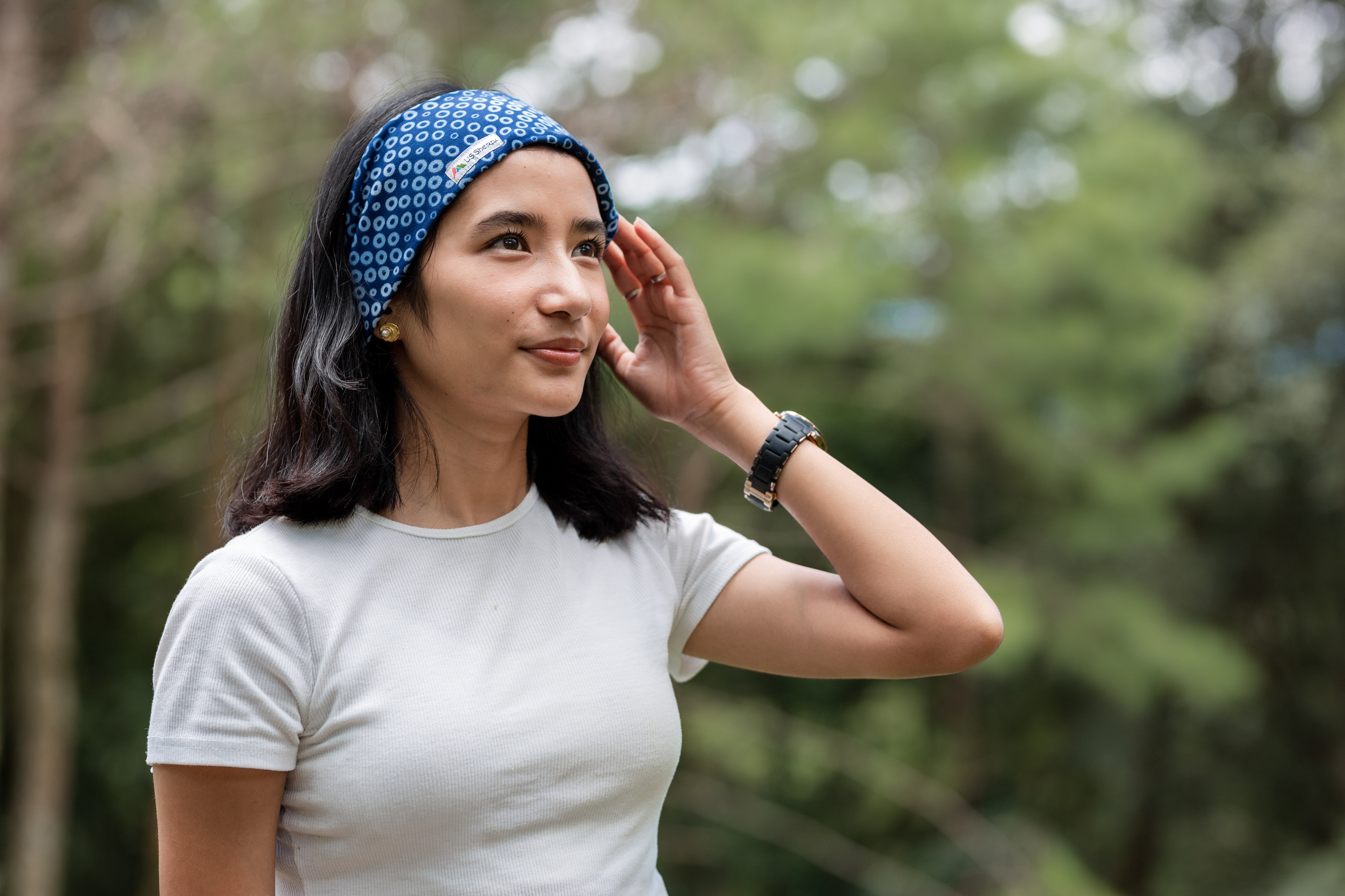 Khumbu Trail Headband - 116 Blue Ice by US Sherpa