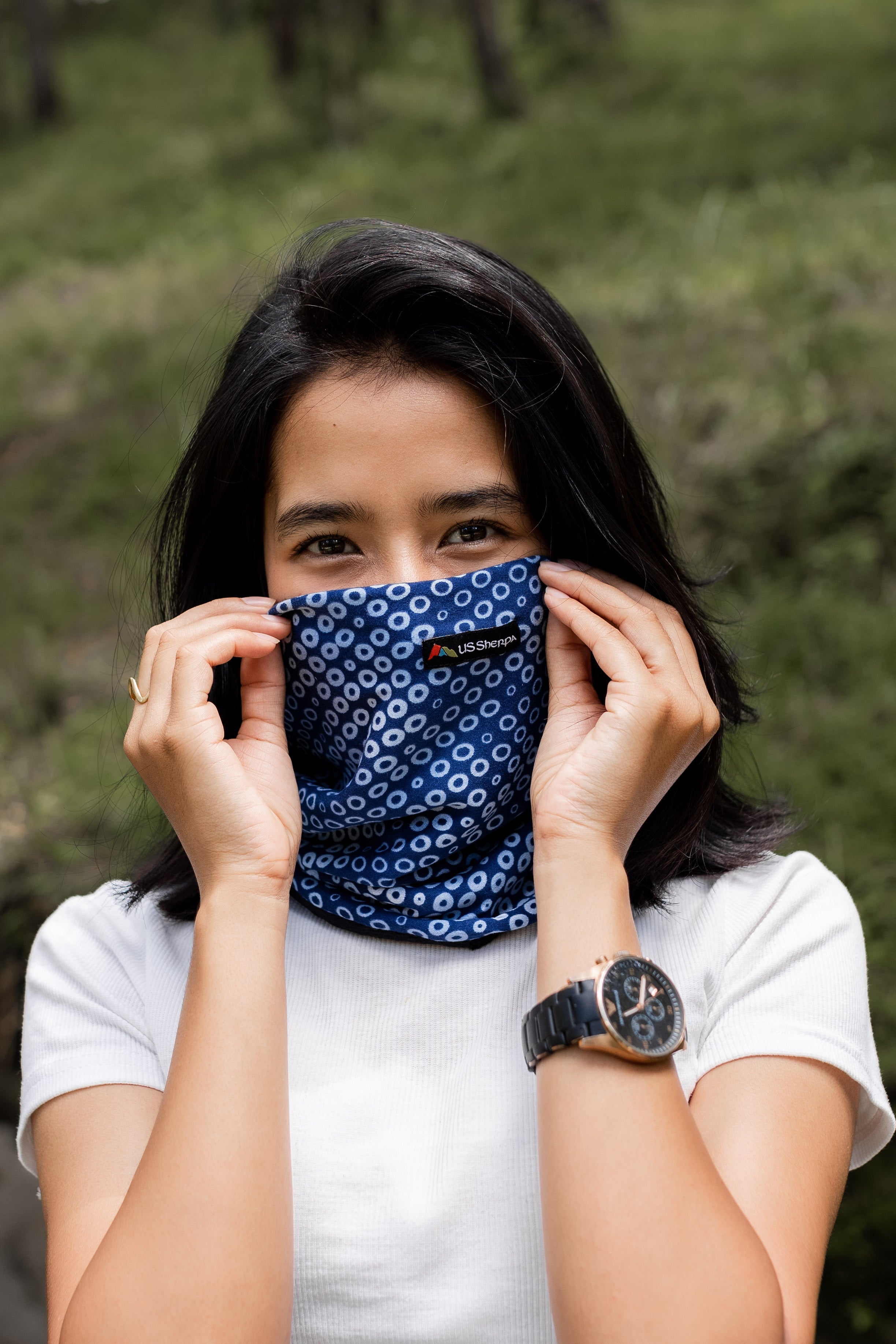 Mera Peak Neckwarmer - 116 Blue Ice by US Sherpa