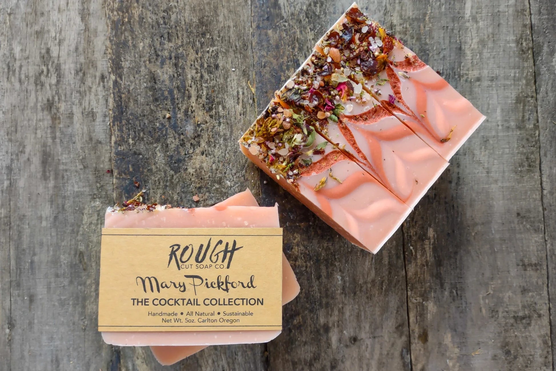 SALE! Handmade Rough Cut Soap Bars - Limited Edition Cocktail Collection by Wild Lark