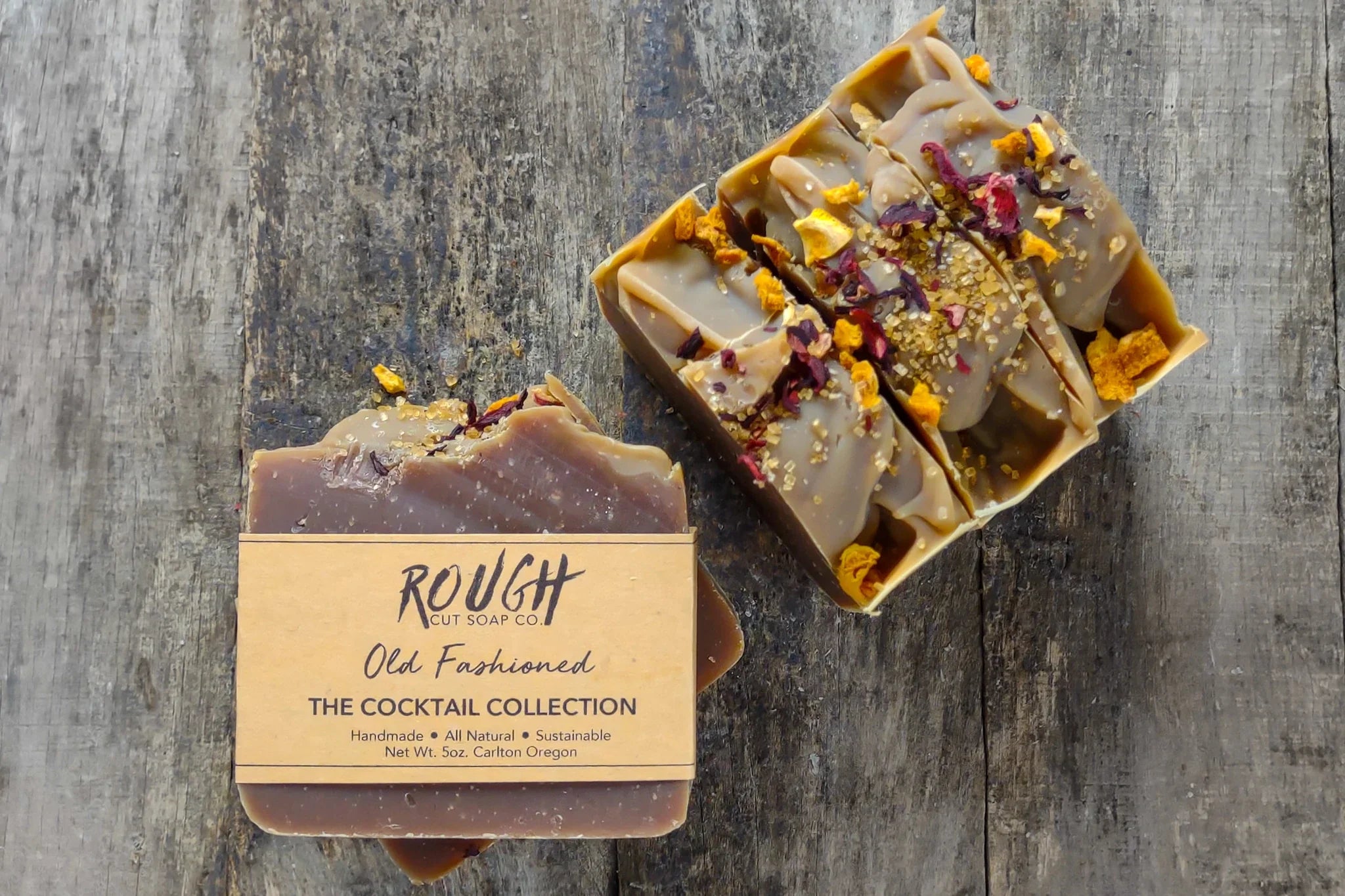 SALE! Handmade Rough Cut Soap Bars - Limited Edition Cocktail Collection by Wild Lark
