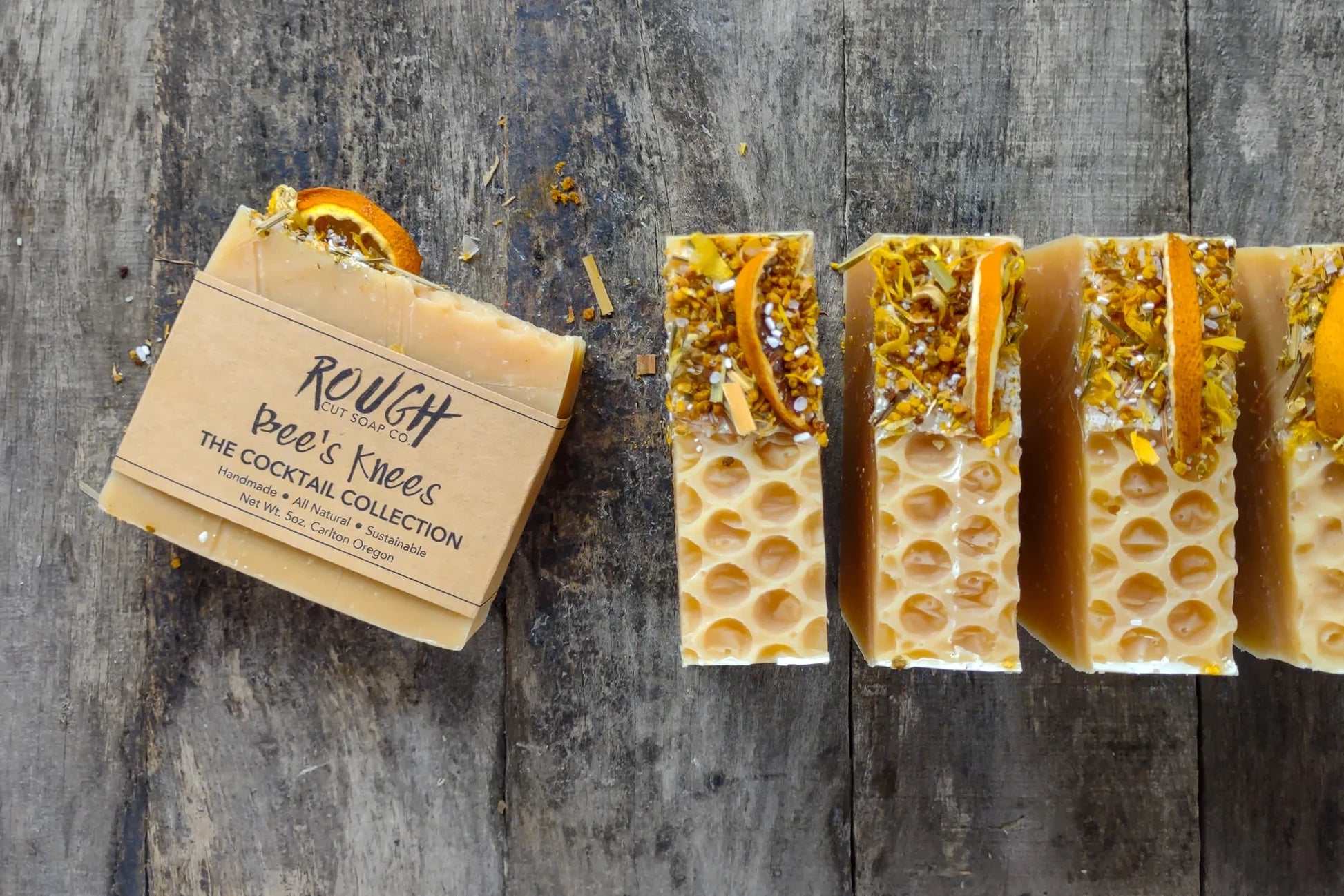 SALE! Handmade Rough Cut Soap Bars - Limited Edition Cocktail Collection by Wild Lark