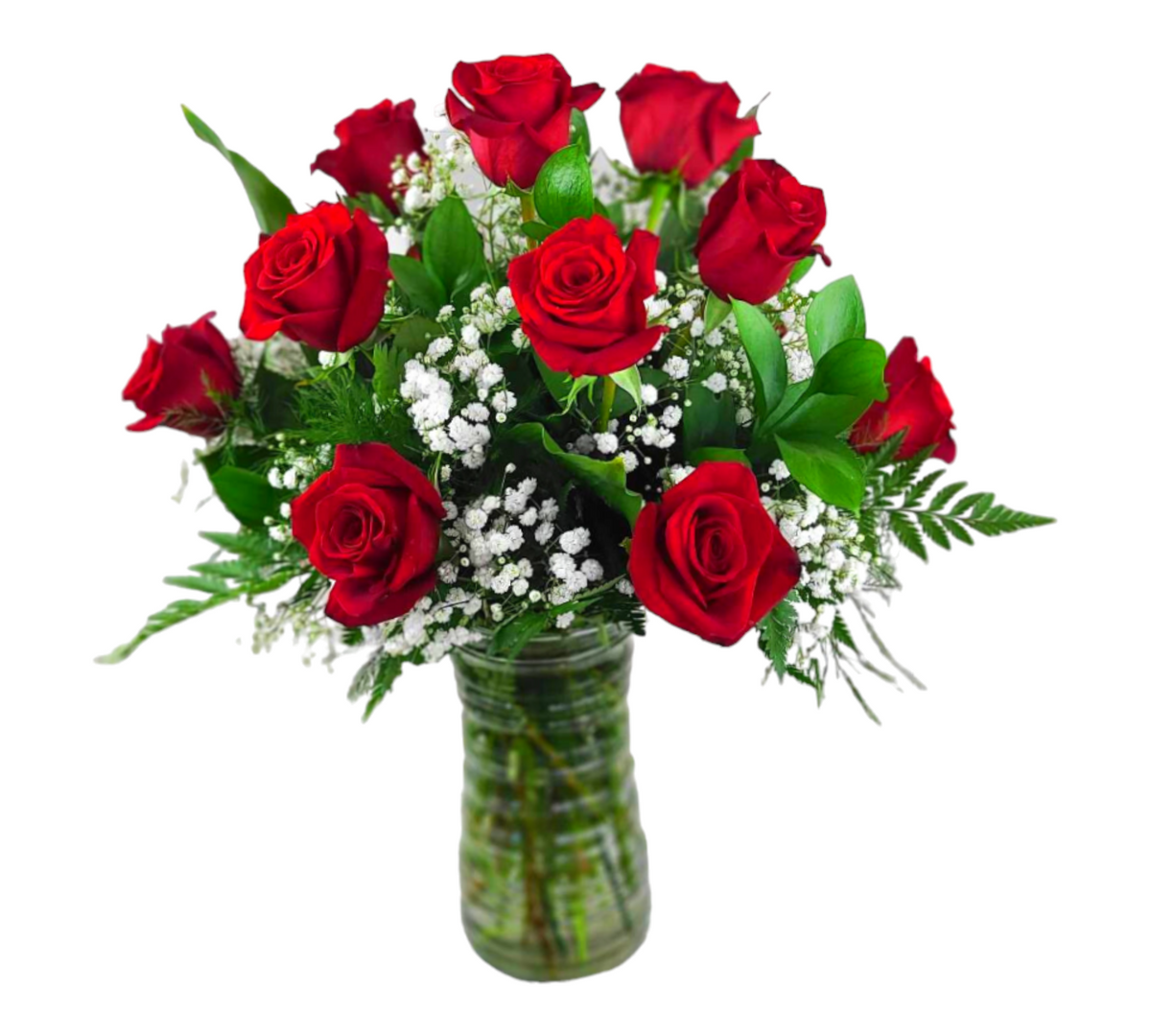 Valentine's Dozen Long-Stem Red Roses
