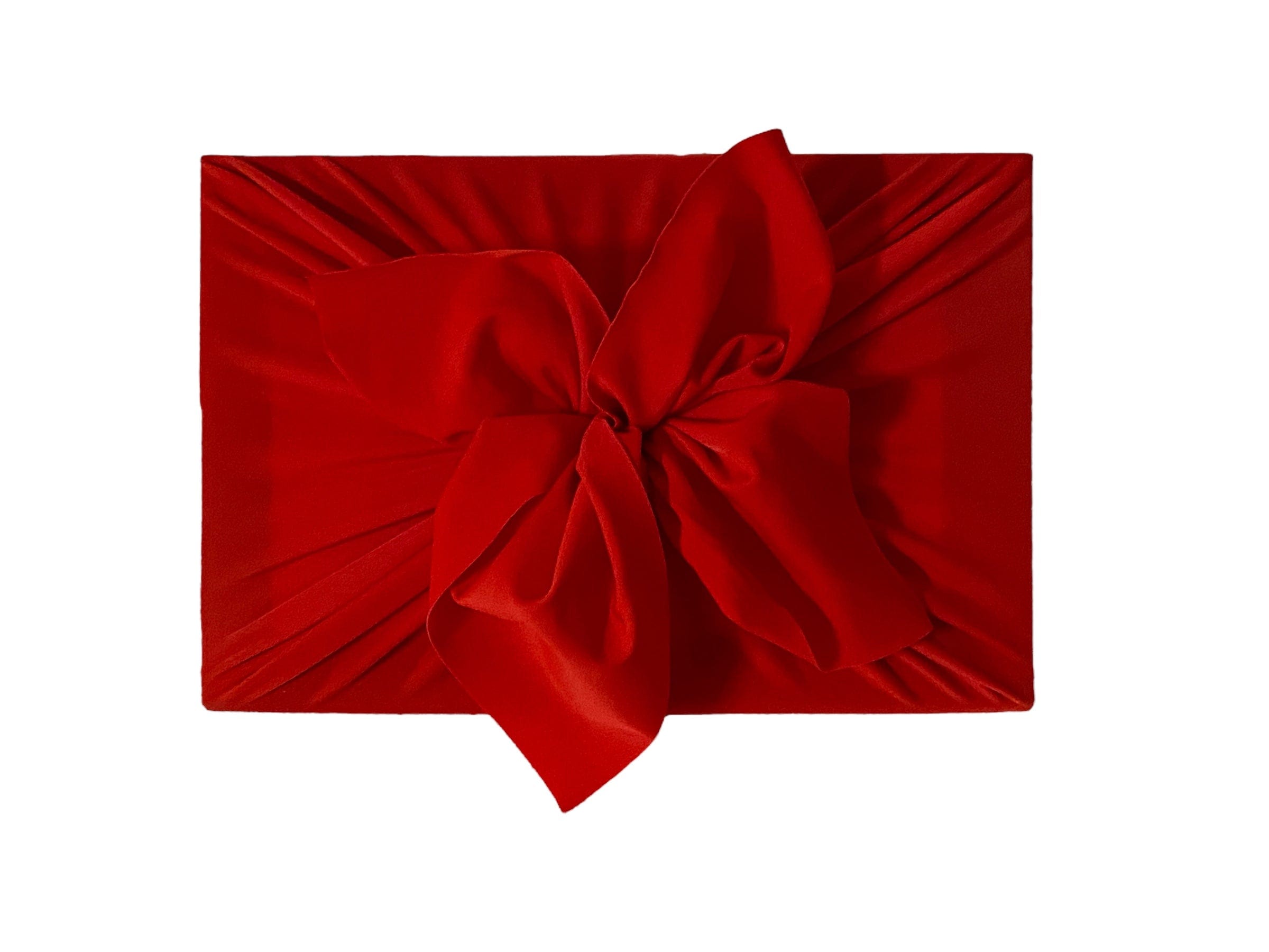 Small Reusable Cloth Furoshiki Gift Wrap | Bright Red by Shiki Wrap