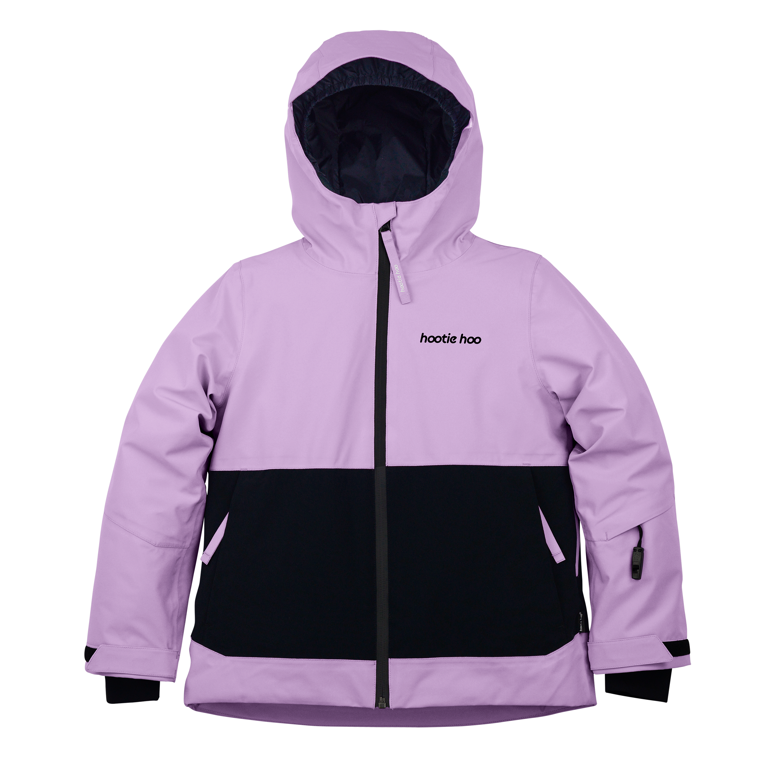 Kids Pinnakle Insulated Jacket - Lavender/Raven Black by Hootie Hoo
