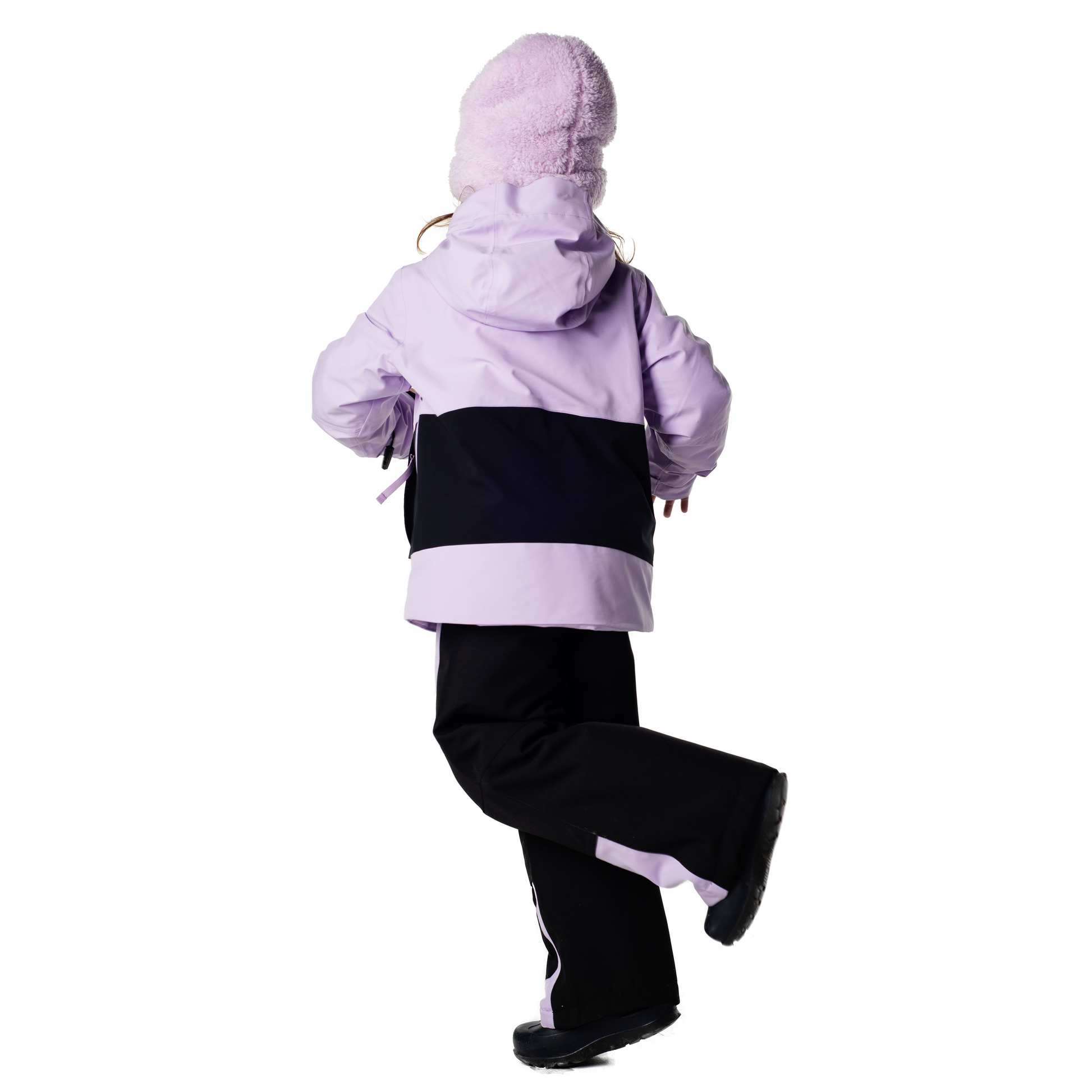 Kids Pinnakle Insulated Jacket - Lavender/Raven Black by Hootie Hoo