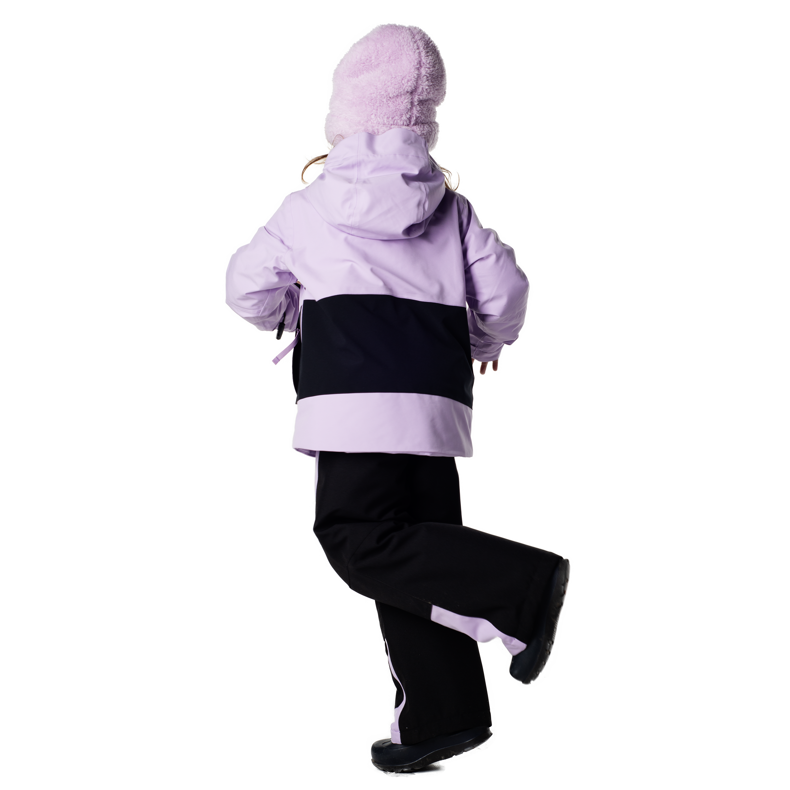 Kids Pinnakle Insulated Jacket - Lavender/Raven Black by Hootie Hoo