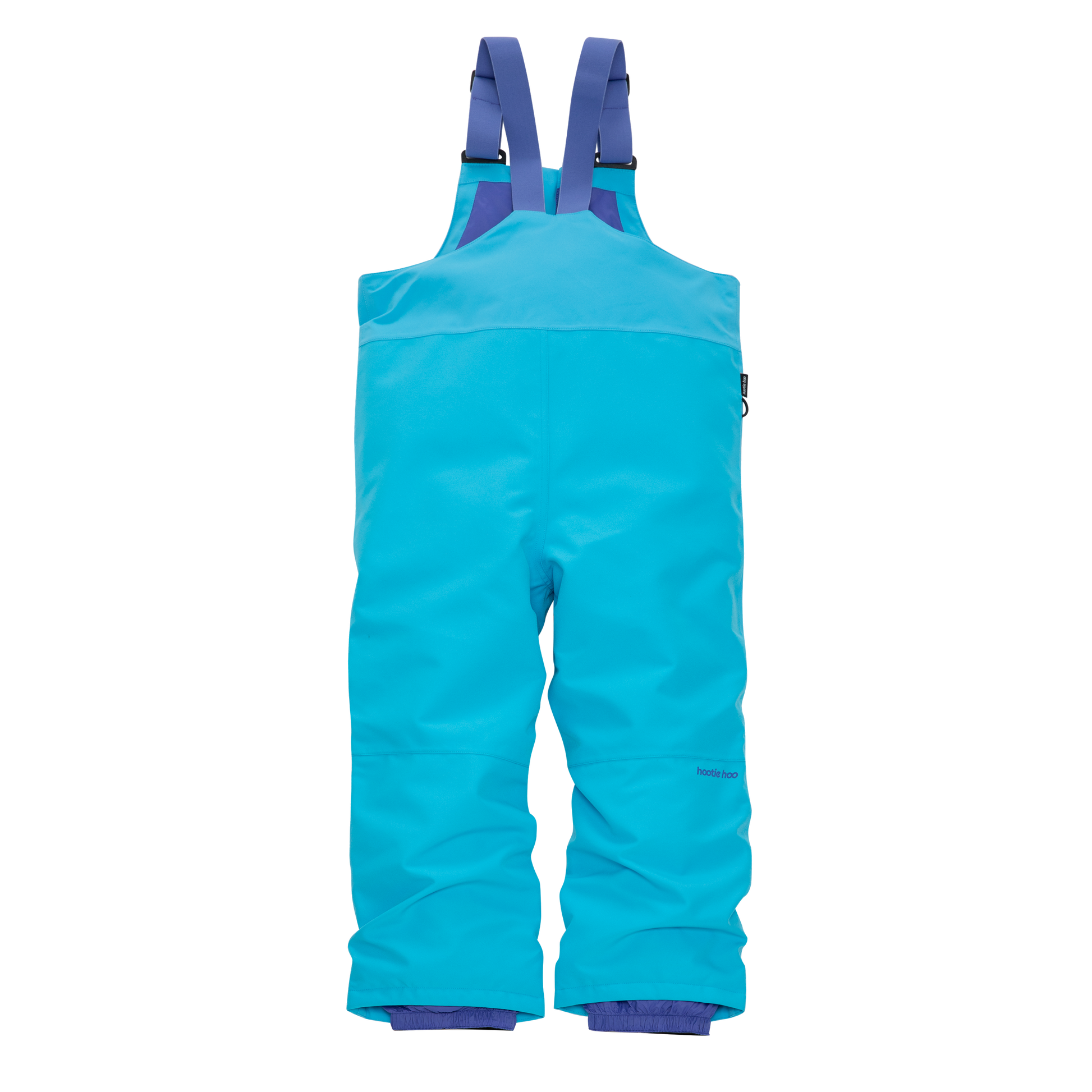 Kids Pinnakle Insulated Bib Snow Pants - Cyan by Hootie Hoo