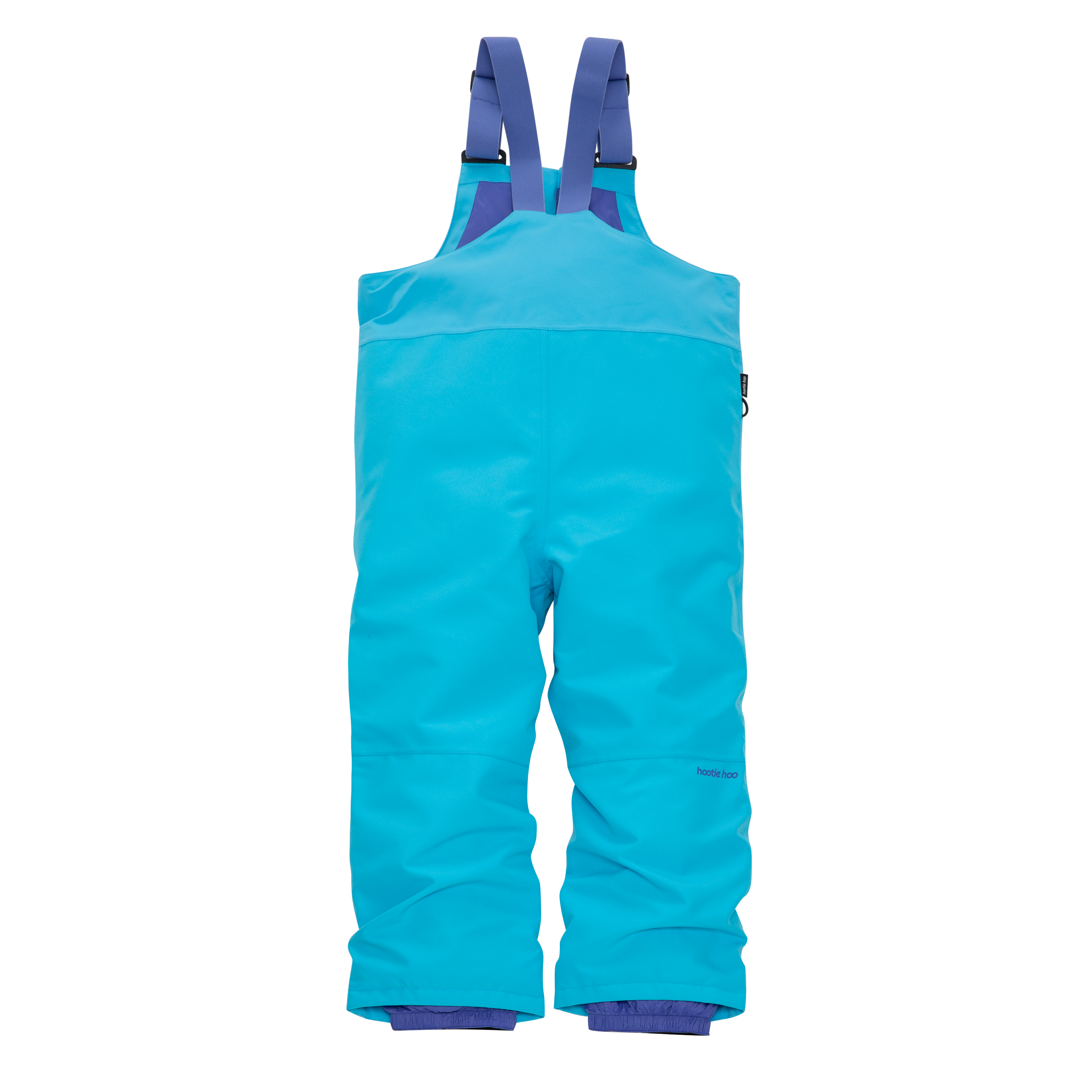 Kids Pinnakle Insulated Bib Snow Pants - Cyan by Hootie Hoo