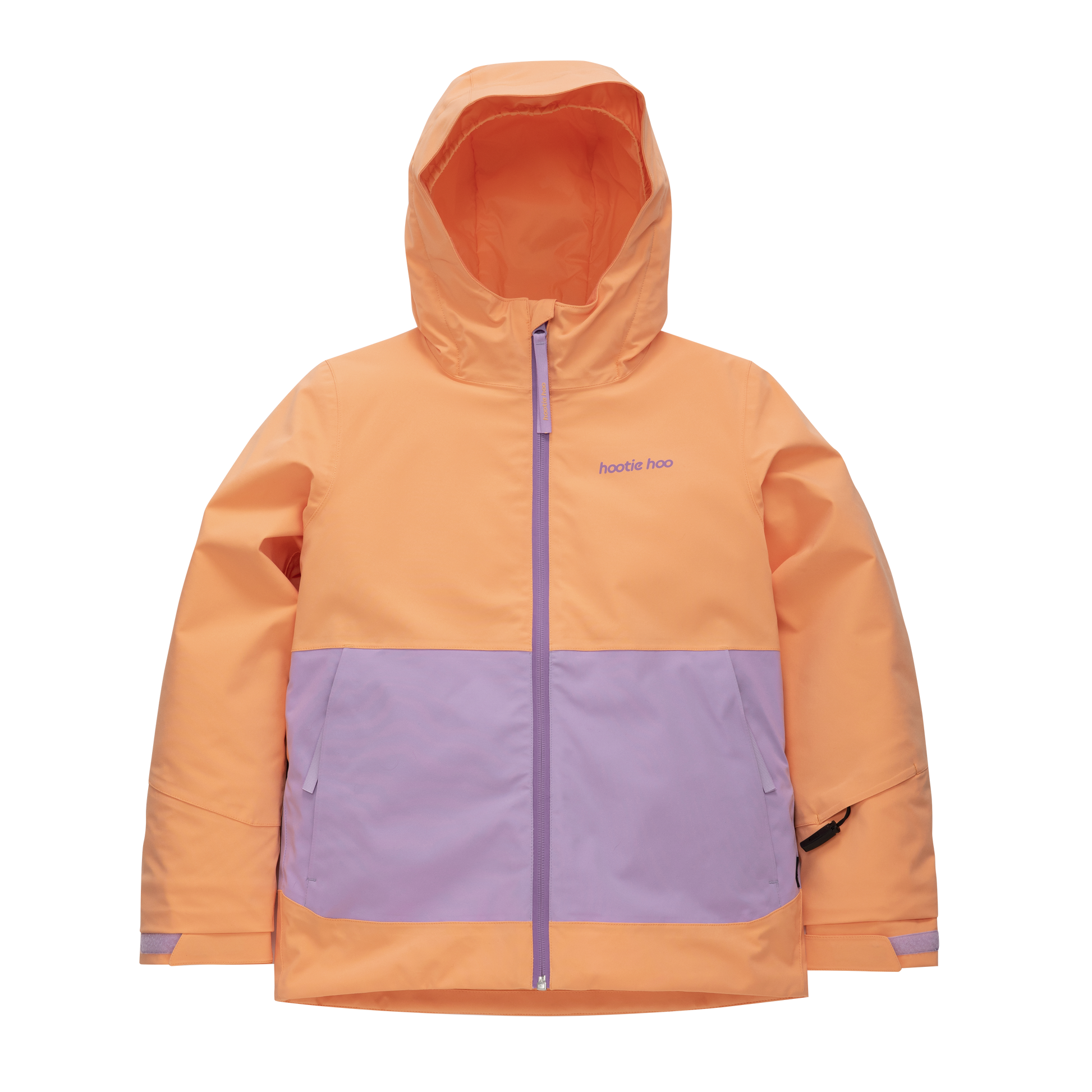 Kids Pinnakle Insulated Jacket - Apricot/Lavender by Hootie Hoo