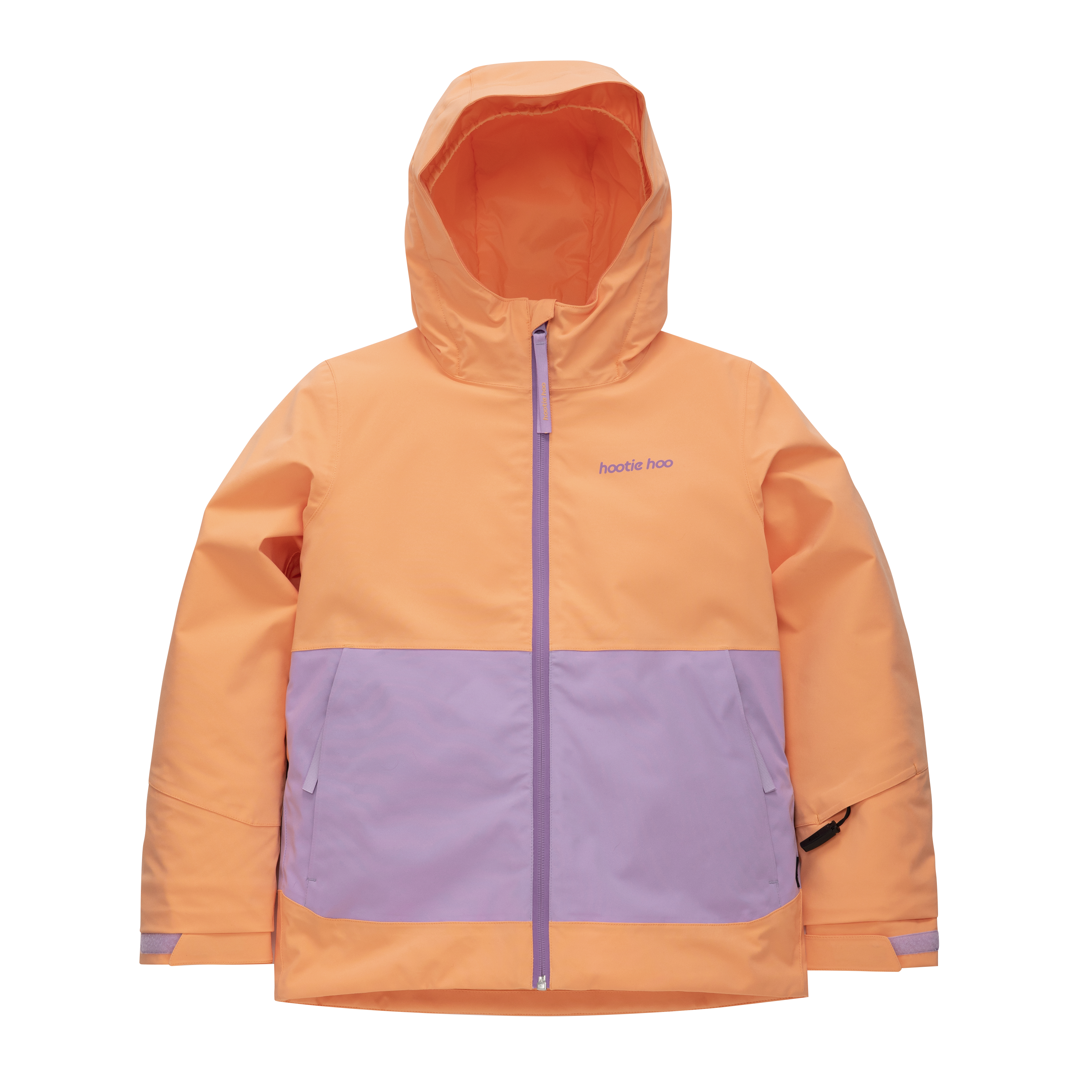 Kids Pinnakle Insulated Jacket - Apricot/Lavender by Hootie Hoo