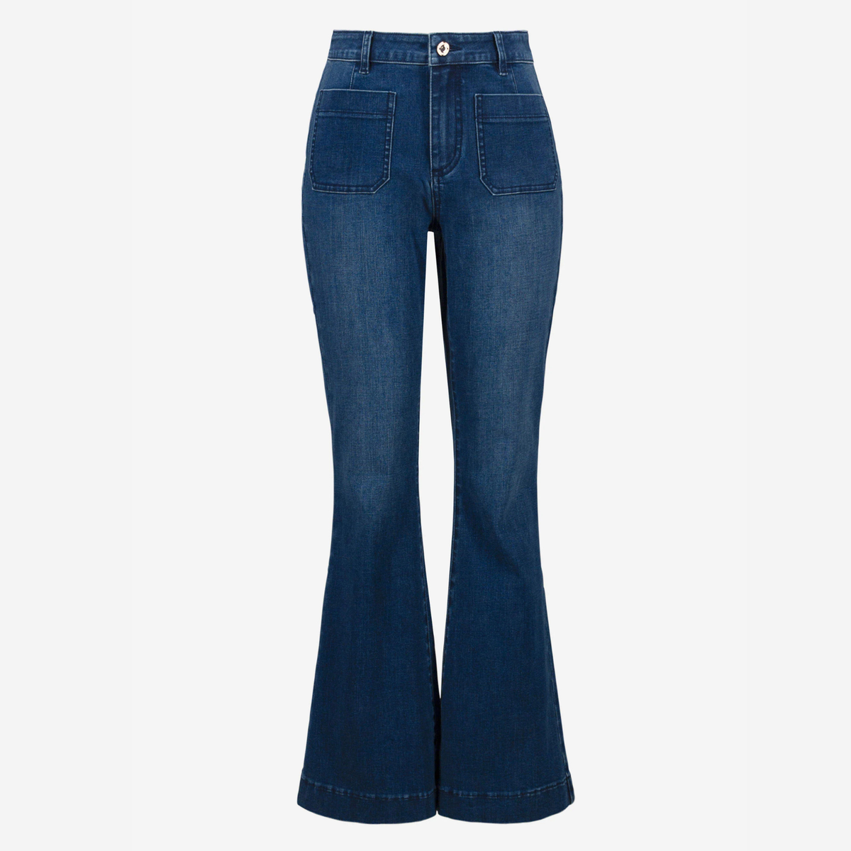 Joseph Ribkoff Flare Jeans with Patch Pockets