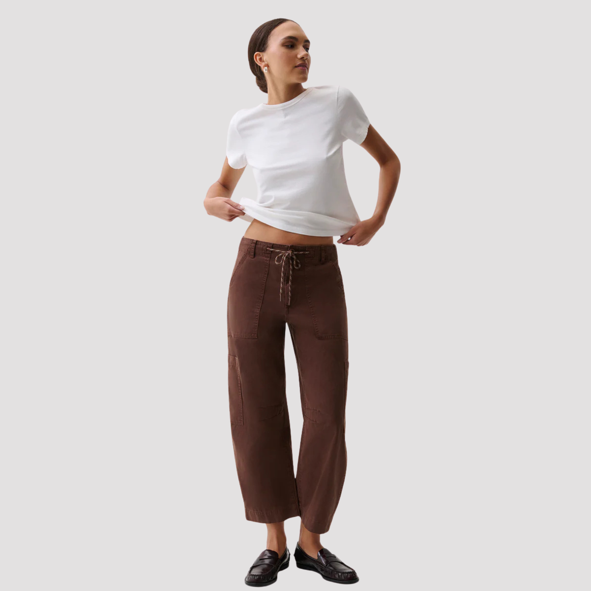 PISTOLA Sabrina Curved Utility Pants