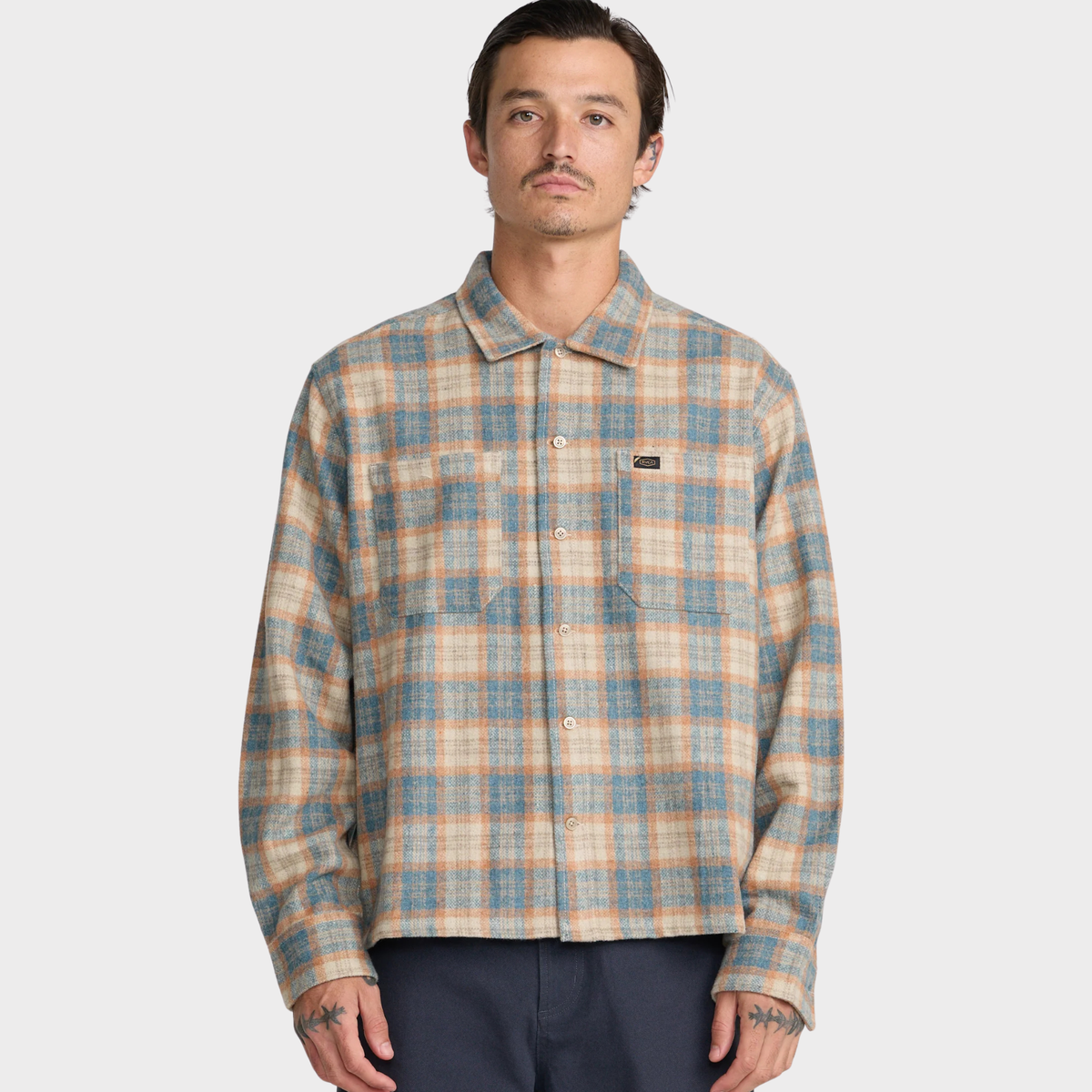 RVCA Dayshift Flannel Long Sleeve Shirt