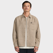RVCA Dayshift Solid Flannel Long Sleeve Shirt