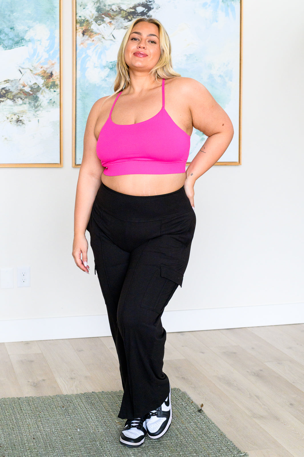 Pump Up the Jam Tank in Sonic Pink by SidePony Boutique