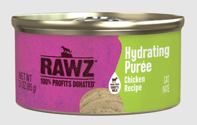 Rawz Chicken Hydrating Purée Canned Cat Food 3oz