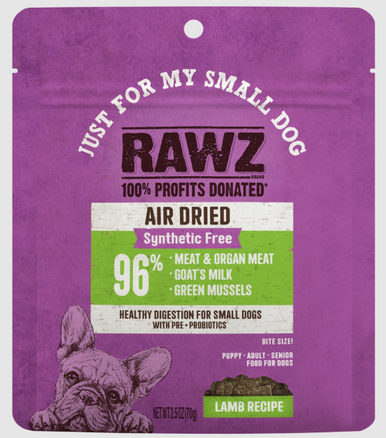 Rawz  Air Dried "Just for My Small Dog" Lamb Recipe 2.5oz