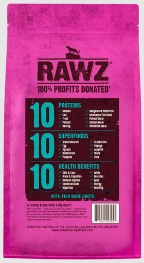 RAWZ 10 Essentials Fish & Dehydrated Fish Cat 3.5 lb.