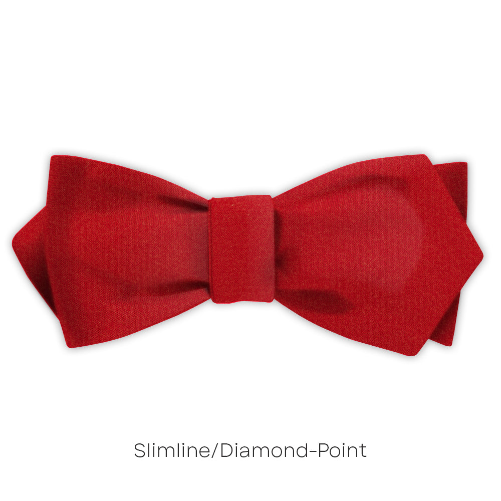 Red Charmeuse - bow ties