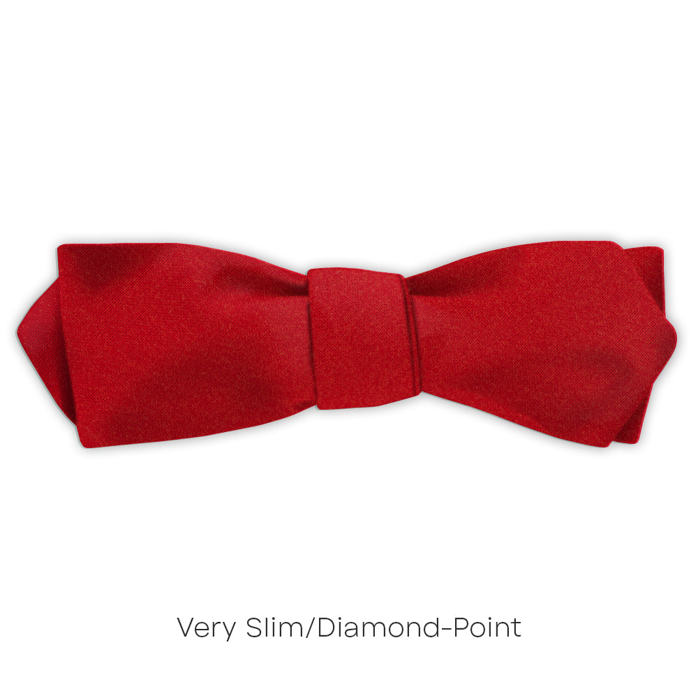 Red Charmeuse - bow ties