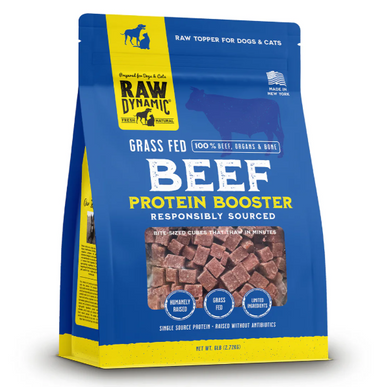 Raw Dynamic Frozen Dog Food Beef Booster 6lb