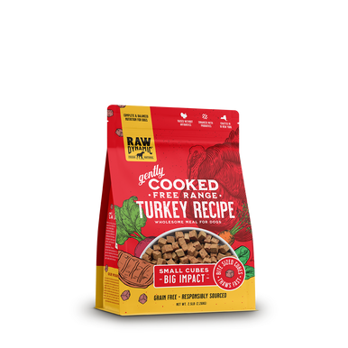 Raw Dynamic Frozen Gently Cooked Dog Food Turkey 2.5lb