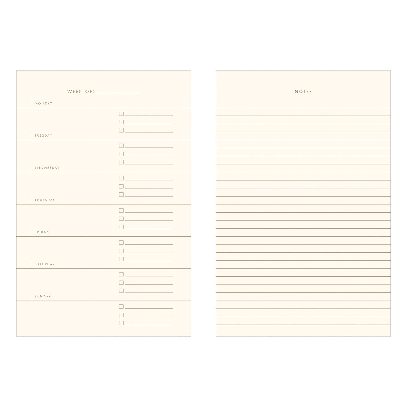 Yellow Goals Journal