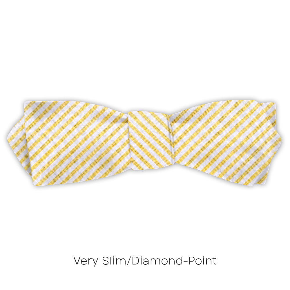 Yellow Seersucker - bow ties