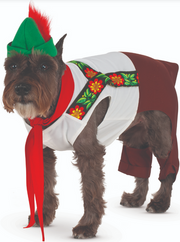 Ruby Slippers Lederhosen Hound Pet Costume Small