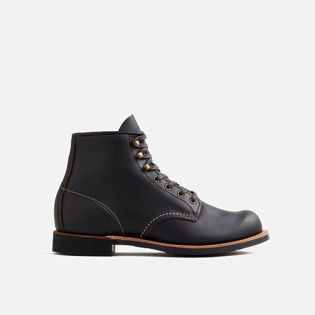 Red Wing Blacksmith #3345 - Black Prairie Leather by Harbour Thread