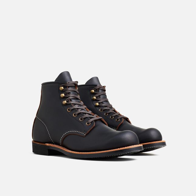 Red Wing Blacksmith #3345 - Black Prairie Leather by Harbour Thread