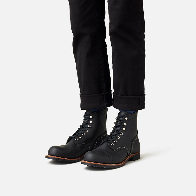 Red Wing Iron Ranger #8084 - Black Harness Leather by Harbour Thread