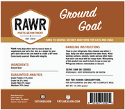 Rawr Frozen Goat 1lb