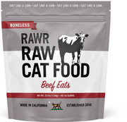 Rawr Frozen Cat Food Boneless Beef Eats 2.5lb