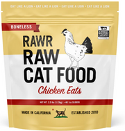 Rawr Frozen Cat Food Boneless Chicken Eats 2.5lb