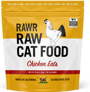 Rawr Frozen Cat Food Chicken Eats 2.5lb