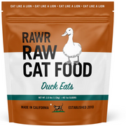 Rawr Frozen Cat Food Duck Eats 2.5lb