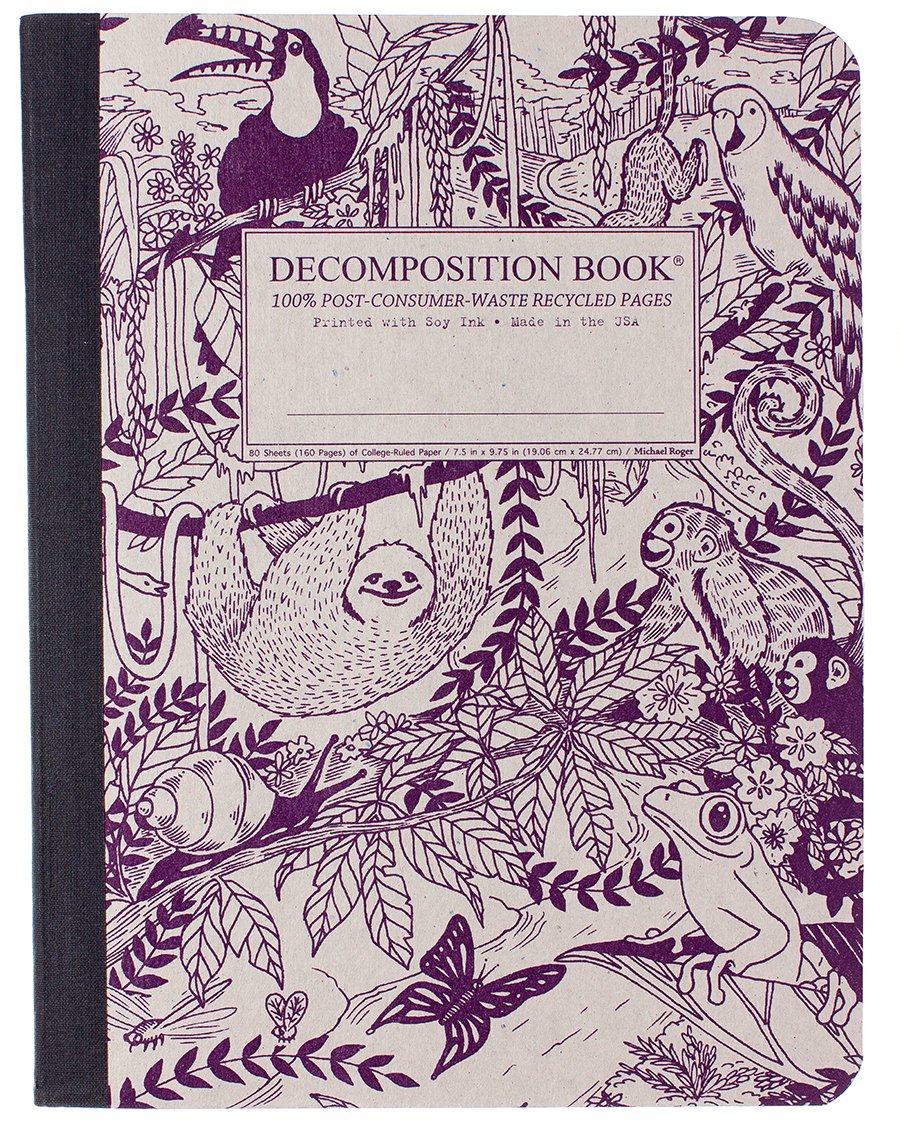 Decomposition Notebook - Rain forest by Homeportonline