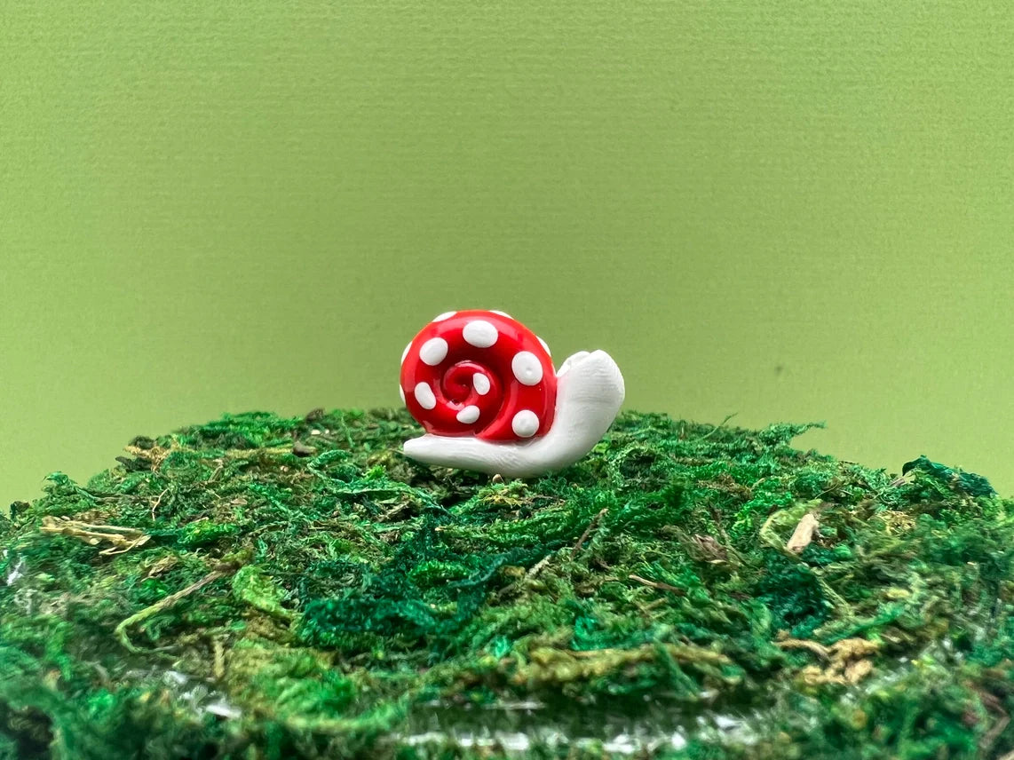 Fairy Garden Miniature Snail Plant Pick
