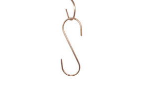 Copper-Coated S Hooks – Set of 4