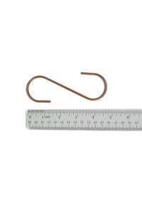Copper-Coated S Hooks – Set of 4