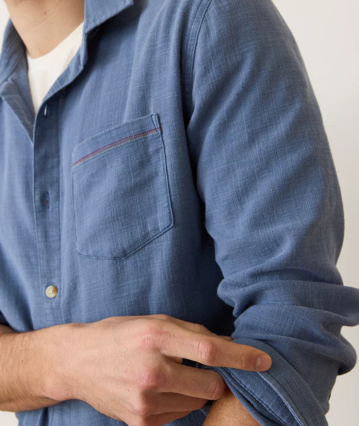 Marine Layer Stretch Selvage Long Sleeve Shirt by Harbour Thread