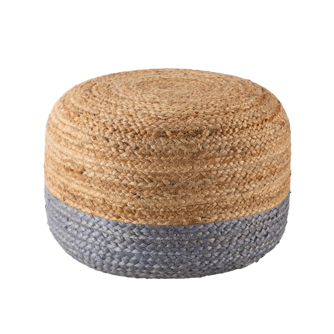 Saba Oliana Round Pouf in Sky by Homeportonline