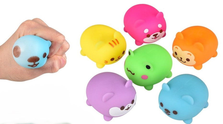 Squish Squeezy Mini Animals 2" (Sold Individually) by Homeportonline