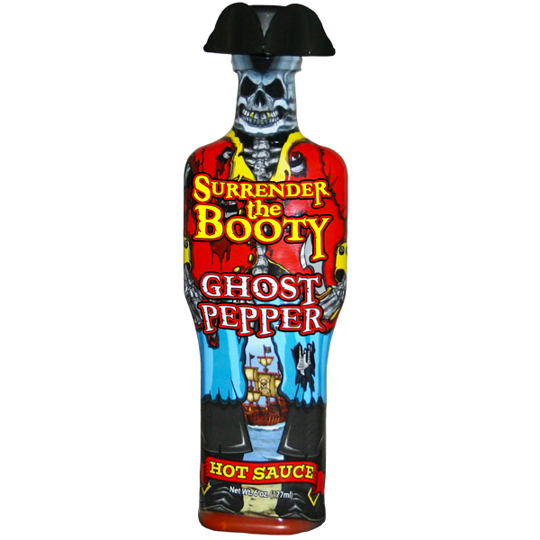 Barbecue Hot Sauce Pirate Surrender The Booty Ghost Pepper by Homeportonline