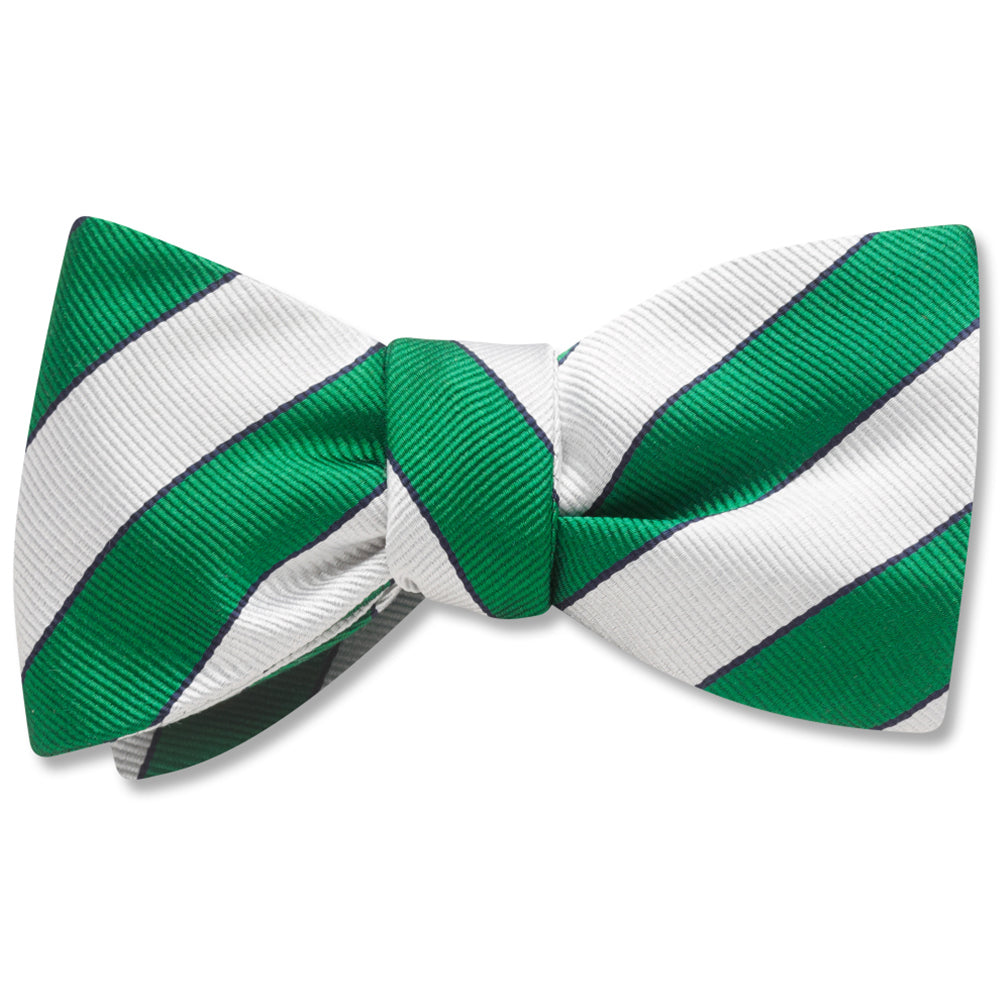 Scholastic Green/White - bow ties