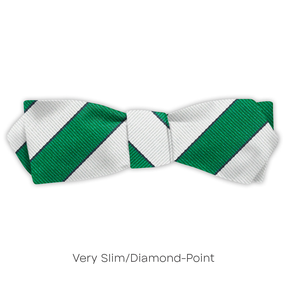Scholastic Green/White - bow ties